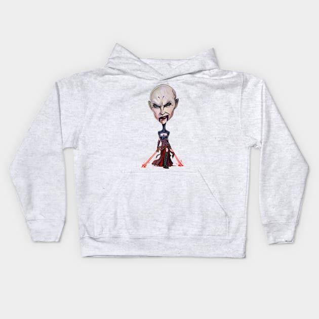 Chibi Ventress Kids Hoodie by tabslabred